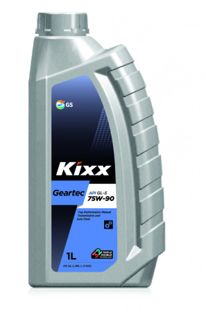 Масло трансмиссионное GS Kixx Geartec 75w90 GL-5 1л п/синтетическое