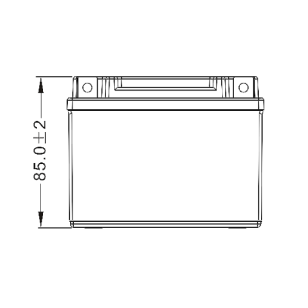 Аккумулятор WBR МОТО SMT12-4 (12V4Ah) обратная полярность (-+) 113*70*85