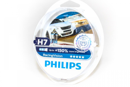 12972RV S2 Комплект ламп Philips H7 55W Rally Vision +150%