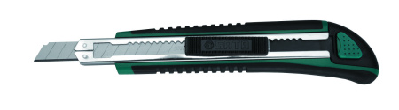 Нож канцелярский с выдвижным лезвием, маленький 9мм (магазин 3шт) 93427 SATA