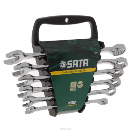 Набор ключей комбинированных  SATA 909018, 8-15мм, 6 предметов