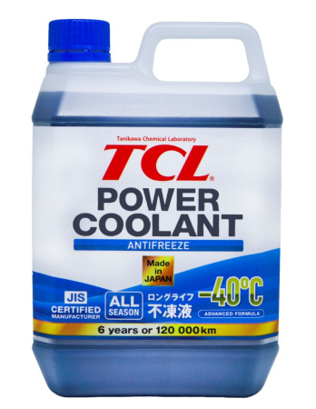 Антифриз TCL POWER COOLANT (-40С) (синий) длительного действия 2л Япония