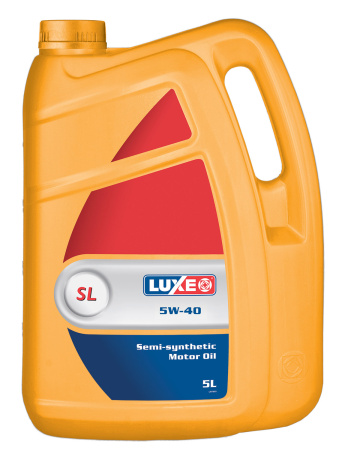 Масло моторное LUXE SL 5w40 SG/CD 5л полусинтетическое