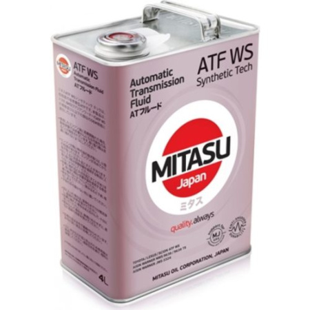 Масло трансмиссионное MITASU MJ331 ATF WS PREMIUM 4л полусинтетическое