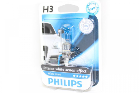 Лампа Philips 12336WHV B1 White Vision H3 +60% света