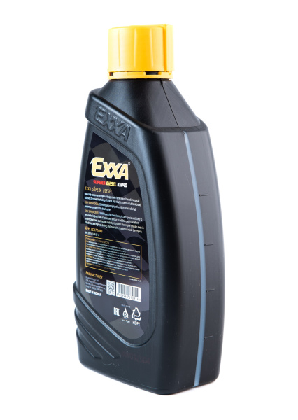 Масло моторное EXXA SUPERA Diesel 10w40 CF-4  полусинтетическое, 1л. (Ю.Корея)