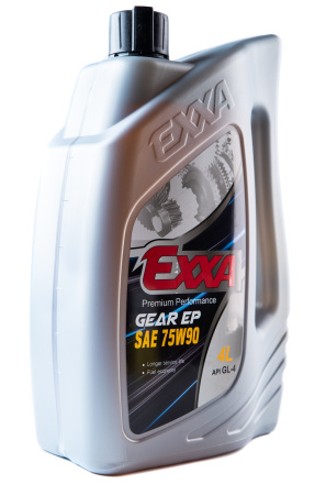 Масло трансмиссионное EXXA GEAR EP 75W90 GL-4  п/синтетическое, 4л. (Ю.Корея)