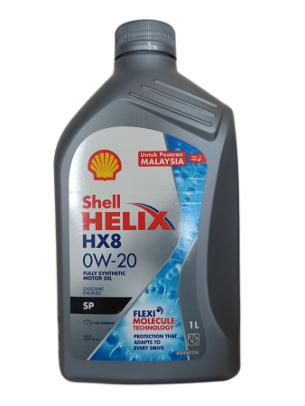 Масло моторное SHELL Helix HX8 SP 0w20 1л синтетическое