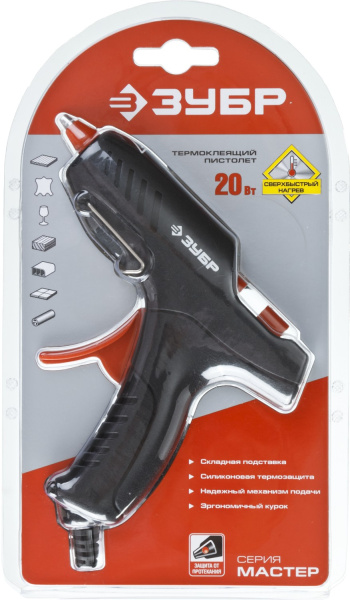 Пистолет клеевой ЗУБР 