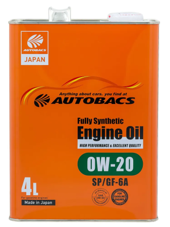 Масло моторное AUTOBACS 0w20 SP/GF-6A синтетика 4л