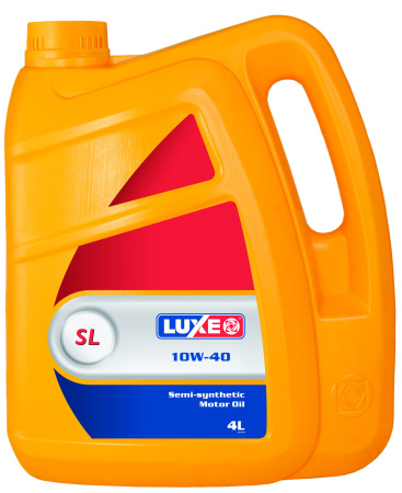 Масло моторное LUXE SL 10w40 SG/CD 4л полусинтетическое