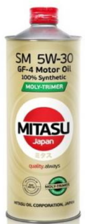 Масло моторное MITASU MJ-M11 MOLY-TRIMER 5w30 SM/ GF-4 1л синтетическое
