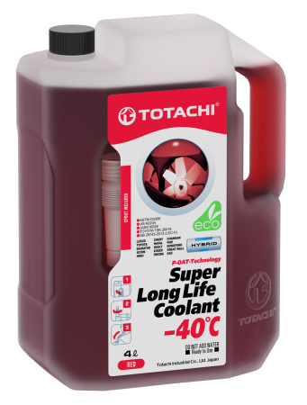 Антифриз TOTACHI SUPER LLC RED (-40С) 4л