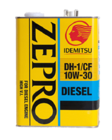 Масло моторное минеральное IDEMITSU ZEPRO Diesel CF/DH-1 10w30 4л