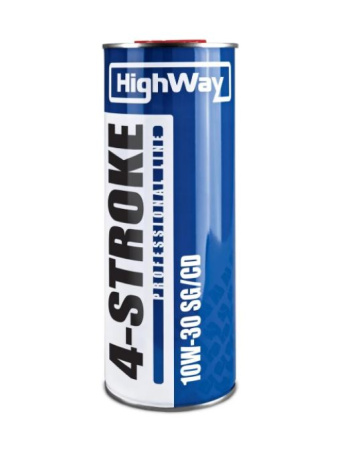Масло моторное 4Т High Way 4-STROKE  10W30 SG/CD 1л минеральное