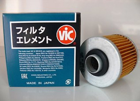 Фильтр масляный VIC O-T01 (4X71344001, 4X7134409000, 2H0134409000) вставка