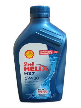 Масло моторное SHELL Helix HX7 X 5w30 SN/SN+  1л полусинтетическое