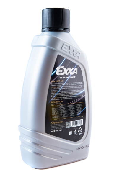 Масло трансмиссионное EXXA GEAR HD 75W90 GL-5  полусинтетическое, 1л. (Ю.Корея)