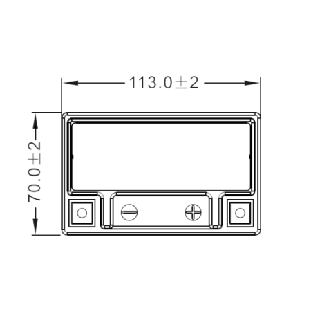 Аккумулятор WBR МОТО SMT12-4 (12V4Ah) обратная полярность (-+) 113*70*85