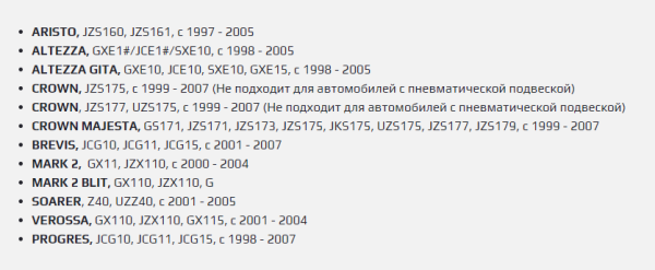 Проставки для увеличения клиренса Toyota 63-25м10 зад, 2,5см, компл 2шт+крепеж