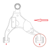 Сайлентблок CTR CVT-106L (GV0572L) FR (4865560040, 486550C010)