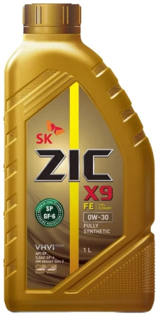 ZIC X9 FE GM dexos1 Gen 2 0w30 SP/GF-6 1л (универсальное, синтетическое)