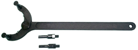 Ключ радиусный разводной для удержания шкивов валов ГРМ диапозон 21-100 мм AI010030 JONNESWAY