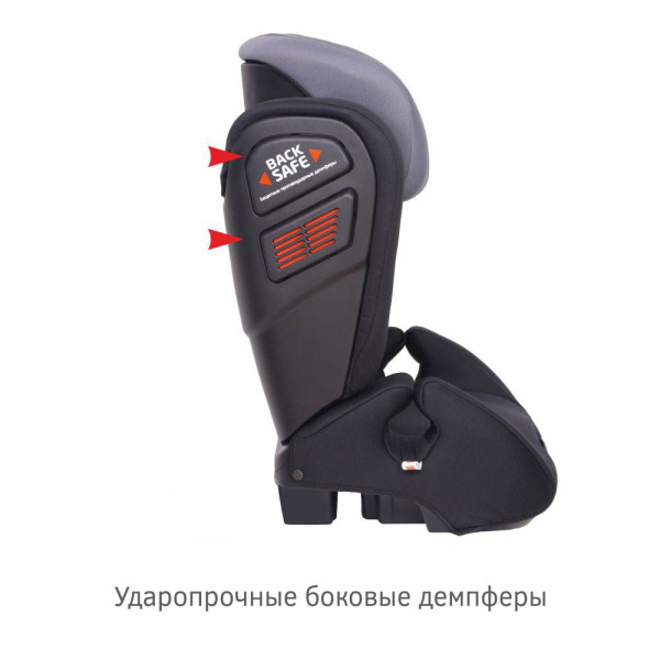 Удерживающее устройство для детей "SIGER ДЕЛЬТА" KRES3326 sky dark 3-12 лет, 15-36 кг, группа 2/3