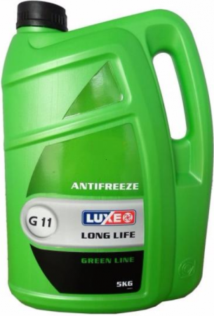 Антифриз LUXE Зелёный LONG LIFE  5 кг (-40С) G11