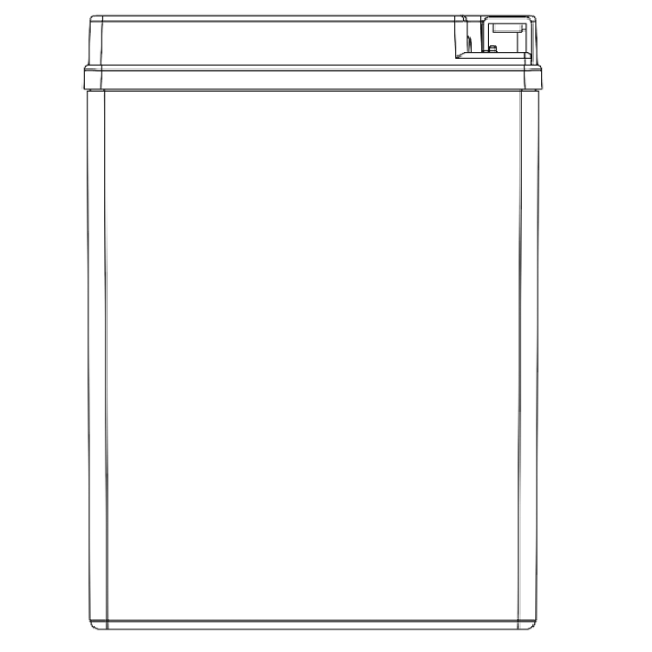 Аккумулятор WBR МОТО HP 12-24 (12V24Ah) обратная полярность (-+) 205*90*162