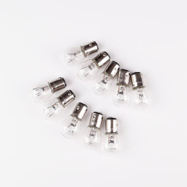 Лампа накаливания P21/5W 12V 21/5W BAY15d двухконтактная LUNARIS