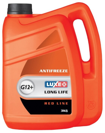 Антифриз LUXE Красный LONG LIFE   3 кг (-40С) G12+