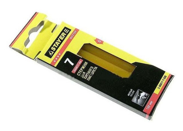 Стержни STAYER 11mm x 200mm 6шт 2-06821-Y-S06