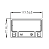 Аккумулятор WBR МОТО SMT12-5 (12V5Ah) обратная полярность (-+) 113*70*105