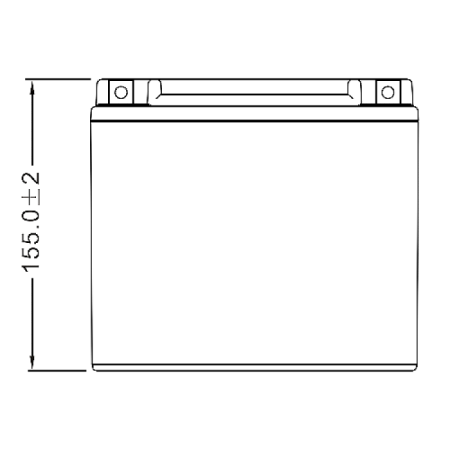 Аккумулятор WBR МОТО SMT12-18 (12V18Ah) обратная полярность (-+) 175*87*155