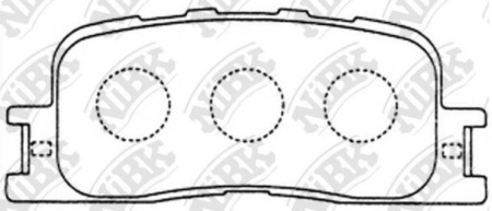 Тормозные колодки дисковые PN1458 (A-659/D-2219)