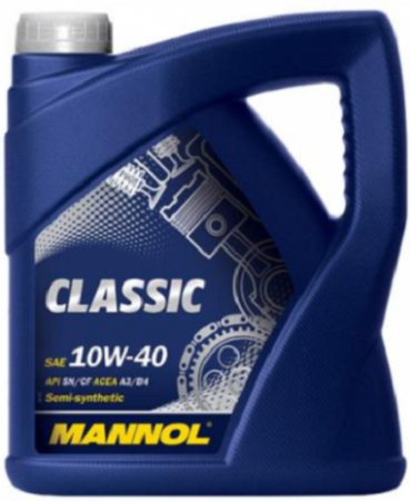 Масло моторное MANNOL  Classic 10w40 SN/CH-4 7501 4л полусинтетическое
