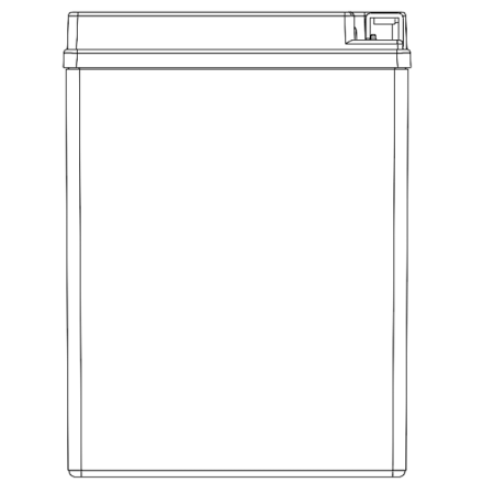 Аккумулятор WBR МОТО HP 12-24 (12V24Ah) обратная полярность (-+) 205*90*162