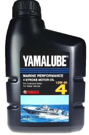 Масло моторное Yamalube Marine Performance 4, SAE 10W40, 1л минеральное