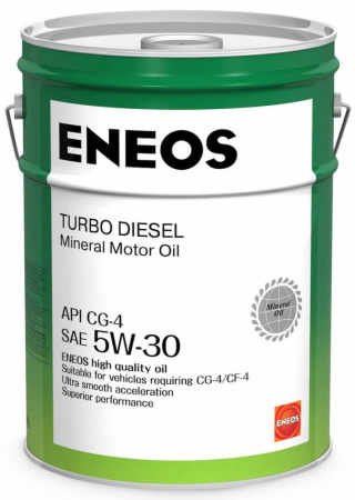 Масло моторное ENEOS Turbo Diesel 5W30 СG-4 20л