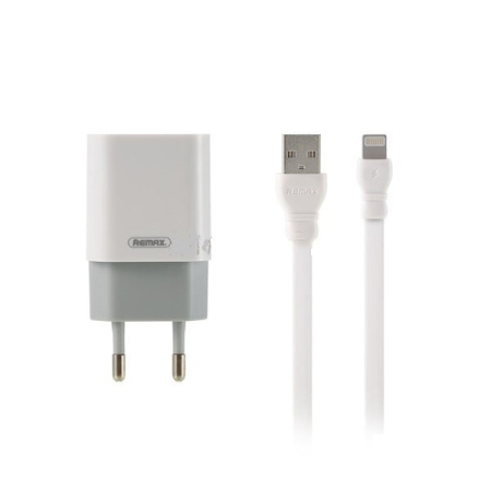 Зарядное (адаптер сетевой) ReMax  RP-U14+кабель iPhone5/6/7 220/USB 2.4A