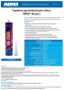 Герметик для стекол уретановый 310мл UR-2500-AM-RE ABRO MASTERS