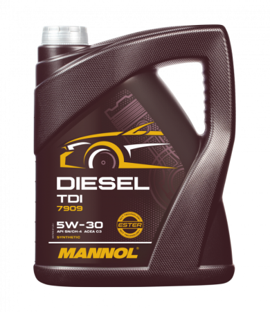 Масло моторное MANNOL 7909 Diesel TDI 5w30 SN/SM/CF (C2/C3) синтетика 5л