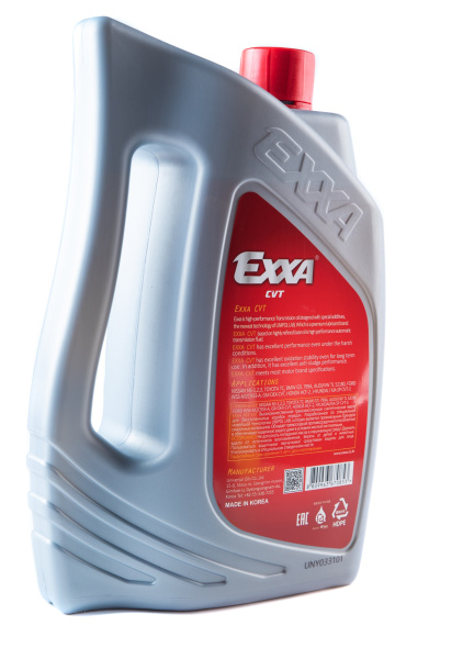 Масло трансмиссионное EXXA CVT  синтетическое, 4л. (Ю.Корея)