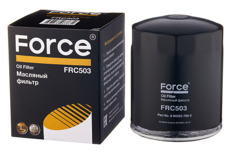 Фильтр масляный  FORCE FRC503 (8-94325-769-0) (аналог VIC C-503)