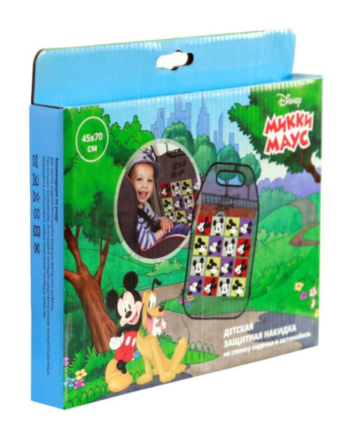 Детская защитная накидка на спинку сиденья в автомобиль Disney Микки Маус эмоции ORGD0102