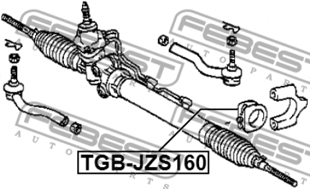 Проставка рулевой рейки  Febest TGB-JZS160 (45517-30050)