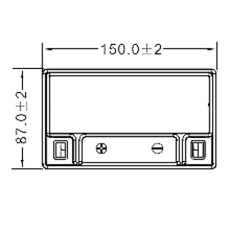 Аккумулятор WBR МОТО SMT12-18-A (12V18Ah) прямая полярность (+-) 150*87*161
