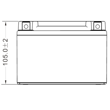 Аккумулятор WBR МОТО SMT12-9-A (12V9Ah) прямая полярность (+-) 150*70*105