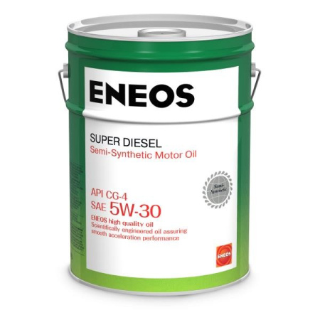 Масло моторное ENEOS Super Diesel Полусинтетика CG-4 5w30 20л